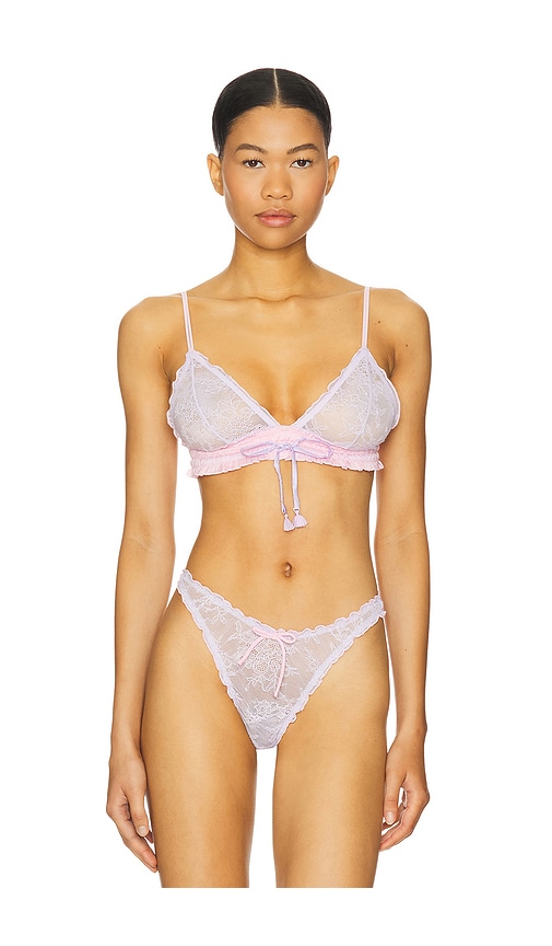 Free People x Intimately Fp Gia Triangle Bralette in Lavender. - size XL (also in L, M, S, XS)