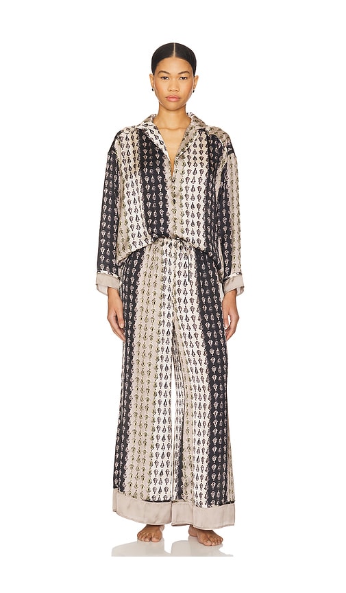 x Intimately FP Dreamy Days Pajama Set In Neutral Combo in Neutral. - size XS (also in L, M, S, XL)