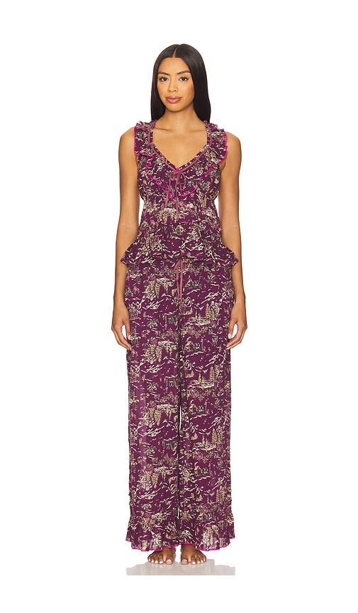 Free People X Intimately Tangled Lights Printed Set In Multi