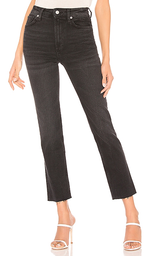 FREE PEOPLE Black sold Hi Slim Straight Jean