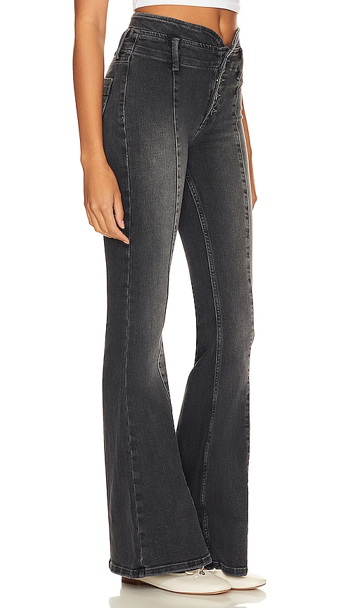 Shop Free People After Dark Mid Rise Jean In Black