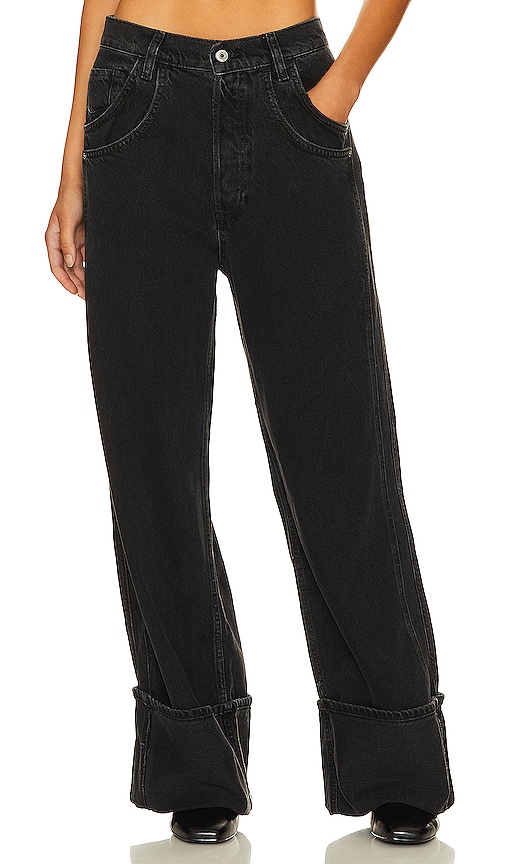 Free People X Revolve Final Countdown Bf Jean In Black Out