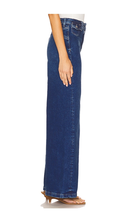  Free People Pierna Ancha Tiro Alto Kellee Palazzo En Color Azul Talla 26  (también En 27, 28, 29, 30, 31). 