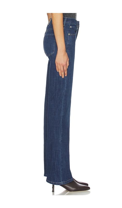  Free People X We The Free Double Knot High Rise Straight In Aegean In Blue. Size 24. Also In 29, 31. 