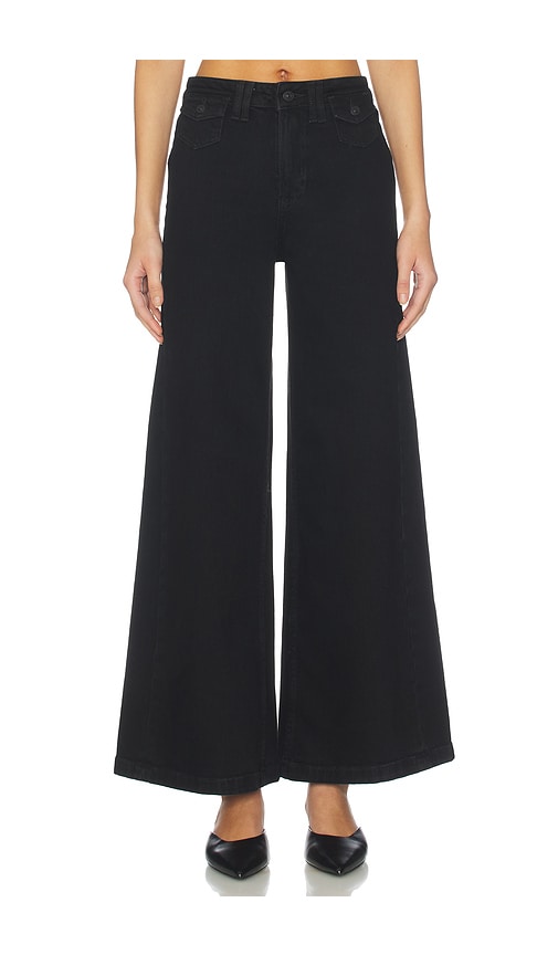 Free People X We The Free Kellee High Rise Palazzo In Black