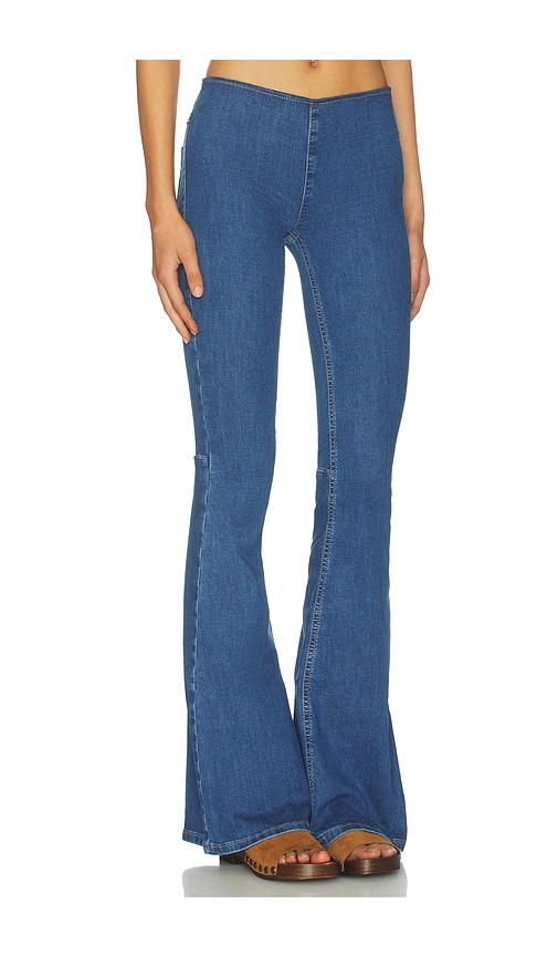 Free People Penny Pull On Jean In Blue