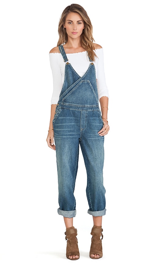 Blue Farm Denim Surplice Overall