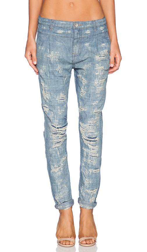 Rugged Tapered Destroyed Boyfriend