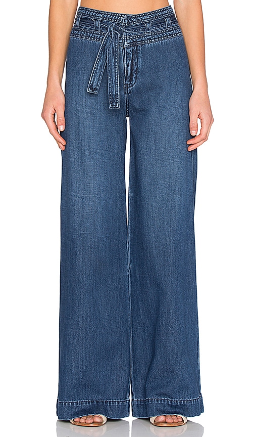 Belted Flare Jean
