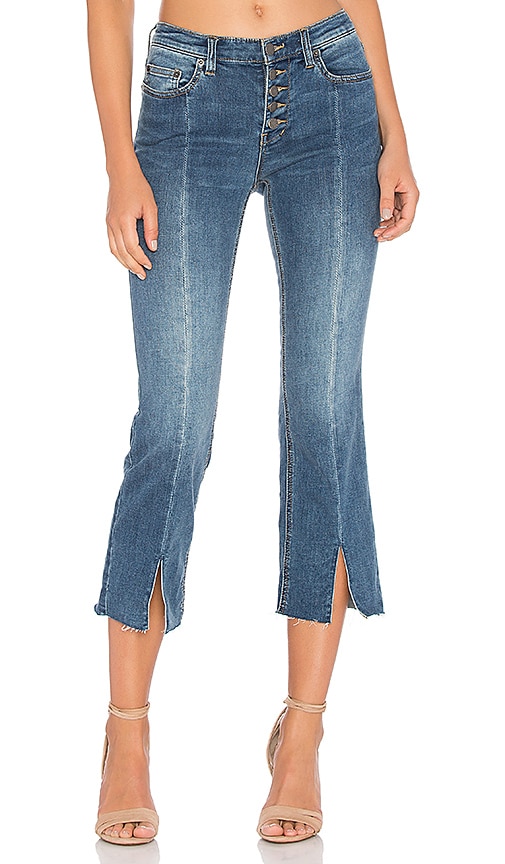 button front jean