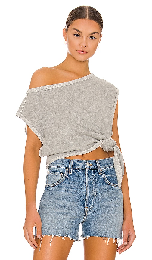 Free People Fresh To Def Pullover in Heather Grey