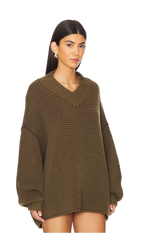 Shop Free People Maisie Sweater In Olive