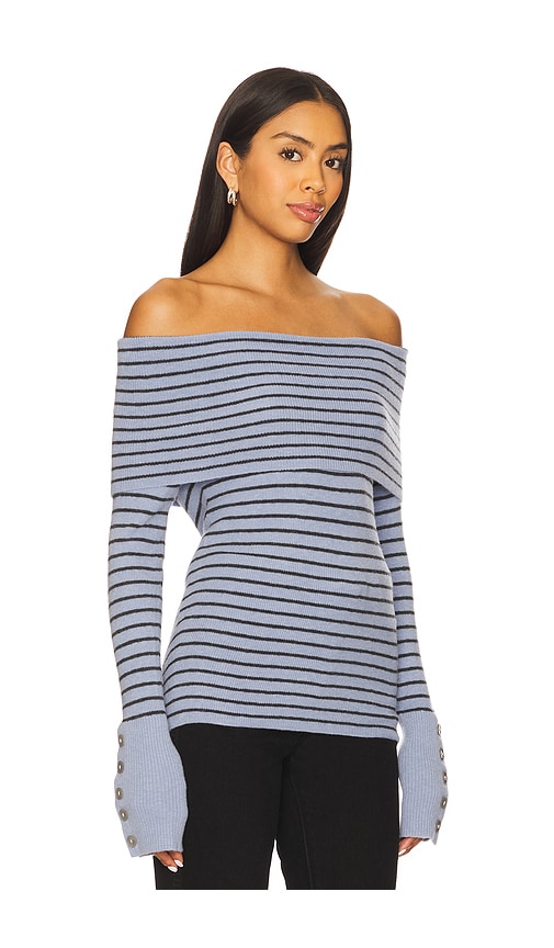 Free People Evergreen Sweater In Blue
