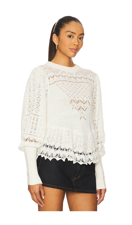Free People Lucinda Semisheer Sweater In Neutral