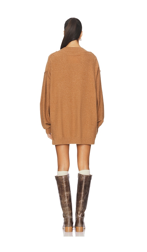  Free People Tunika Mit V-ausschnitt Chelsea In Brown. Größe Xs. Also In S. 
