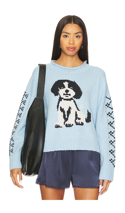 Free People Story Book Sweater In Blue