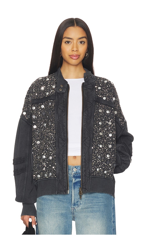 Free People Sparkle Sweatshirt In Gray