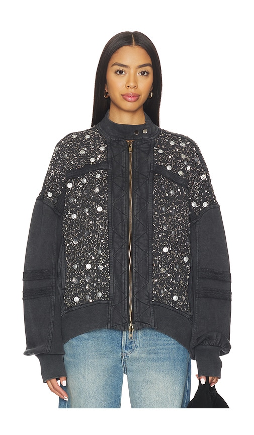 Free People Sparkle Sweatshirt In Gray