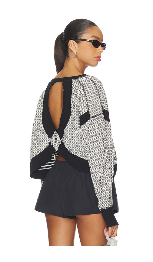 Free People X Fp Movement My Time Layer Textured Sweatshirt In Multi