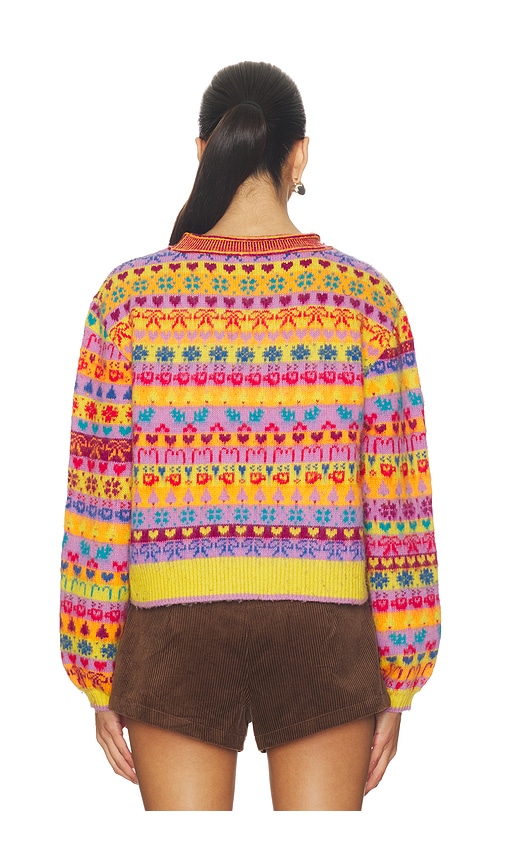  Free People Strick Favorite Things In Lavender,orange. Größe S. Also In Xs, M, Xl. 