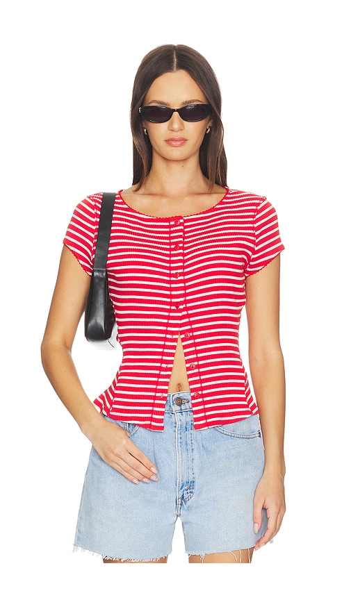 Free People Most Wanted Striped Cardigan
