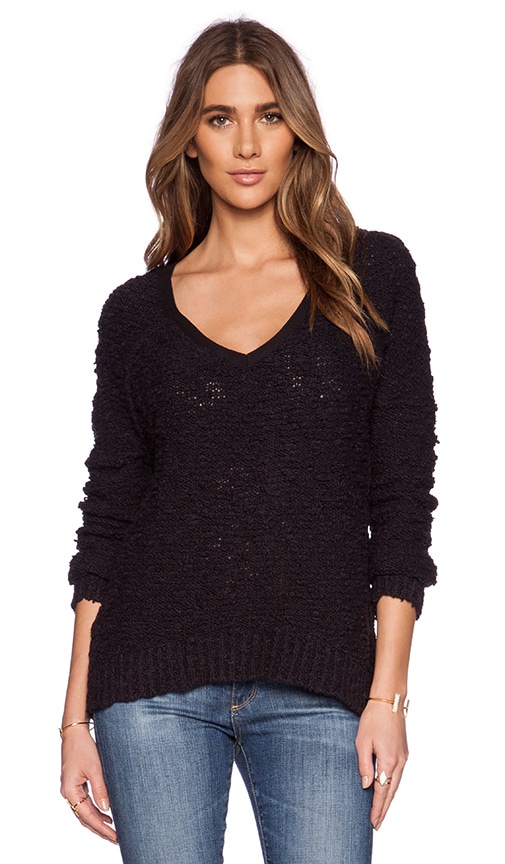 Lauren james shaggy v best sale neck sweatshirt