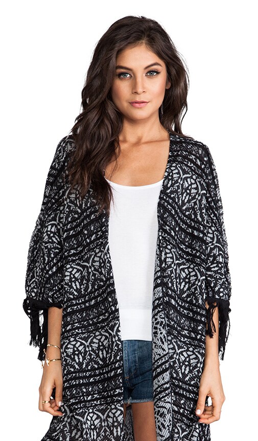Patterned Kimono Cardigan