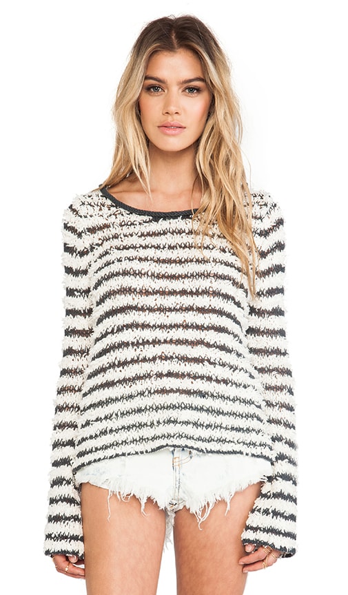 Downy Stripe Pullover