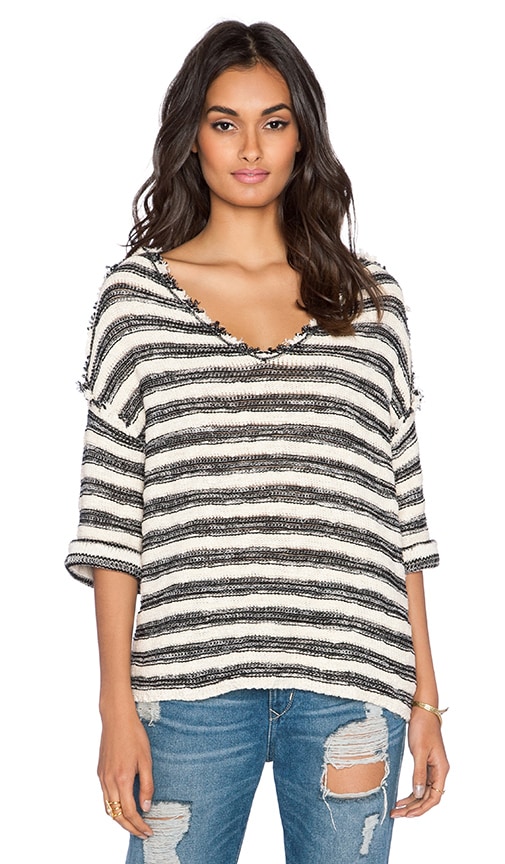 Spells Trouble Stripe Pullover