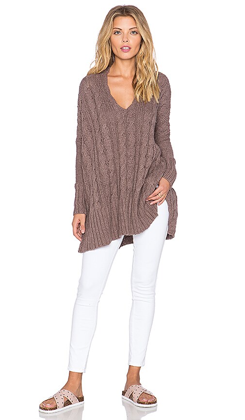 free people cable knit sweater dress