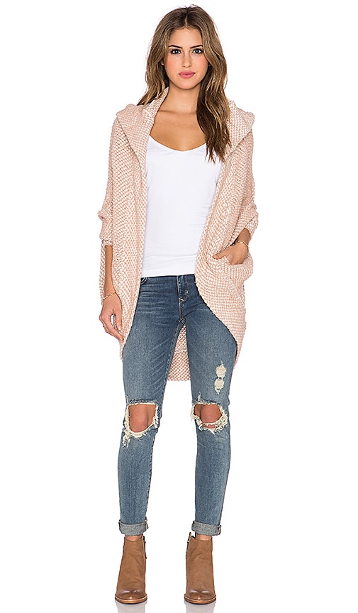 Free People Coco Cocoon Hooded Open Front Cardigan Size Small hotsell MSRP $148