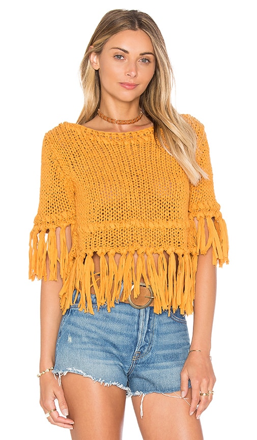 free people fringe sweater