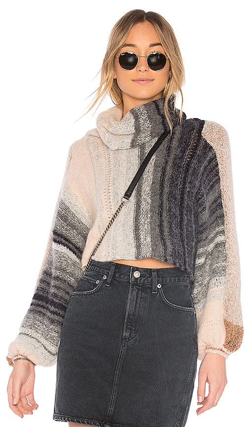 Free People Cloud Kicker Alpaca Sweater top