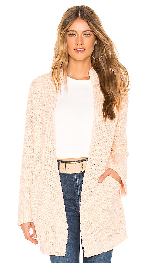 Free people peach clearance sweater