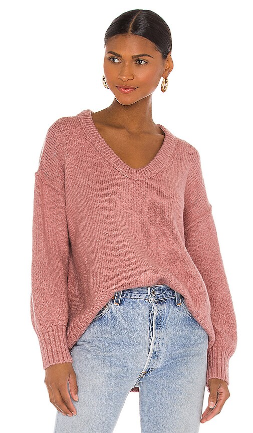People Brookside Tunic in Alpine Rose 