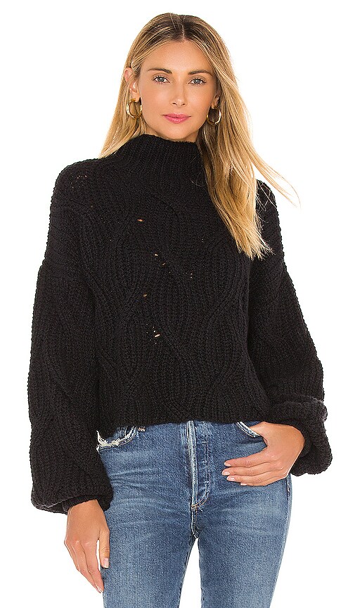 seasons change funnel neck sweater free people