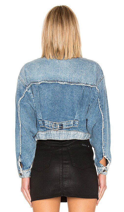free people bedford cotton cropped denim jacket