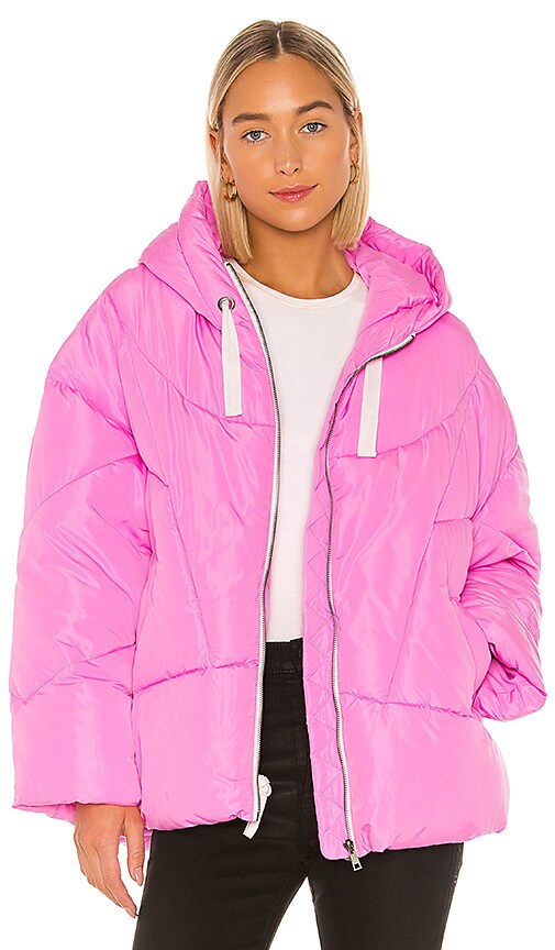 Free people cheap pink puffer