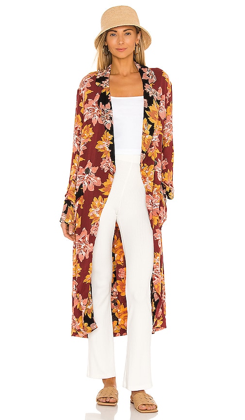 floral duster jacket