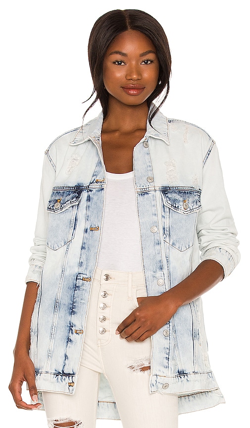 Cloud wash deals denim jacket