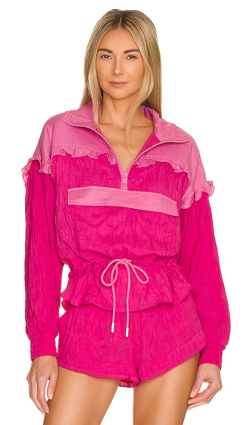 Free People X FP Movement Lets Go Out Pullover in Pink