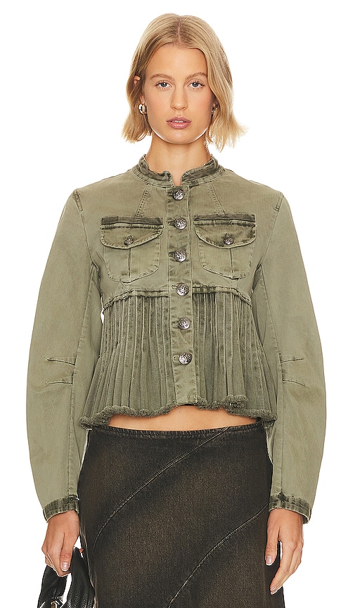 Free People Cassidy Jacket in Military