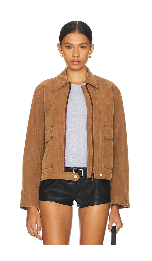 Caramel suede jacket hotsell