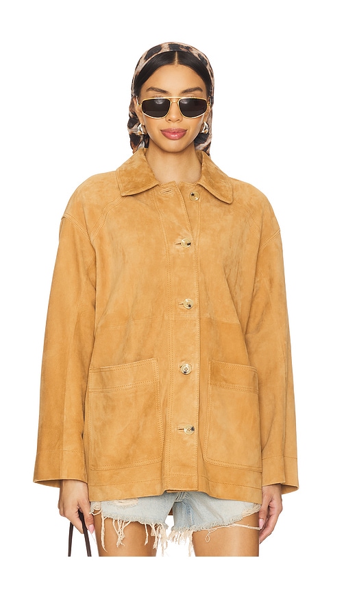 FREE PEOPLE X WE THE FREE ANNALISE SUEDE JACKET