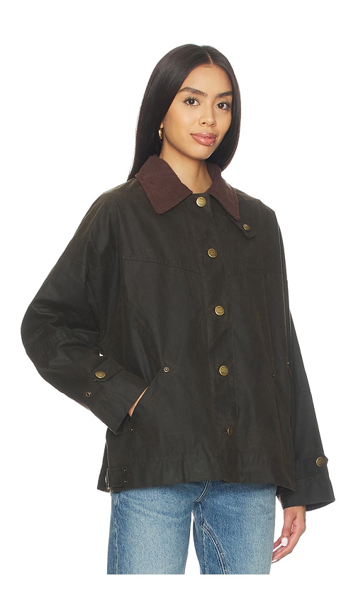 Free People X We The Free Cori Waxed Jacket In Gray