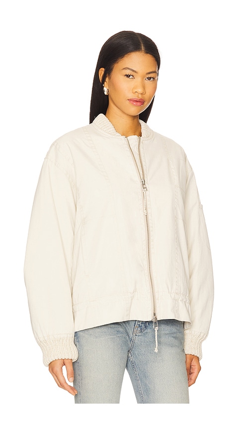 Free People X We The Free Jax Washed Bomber In Neutral