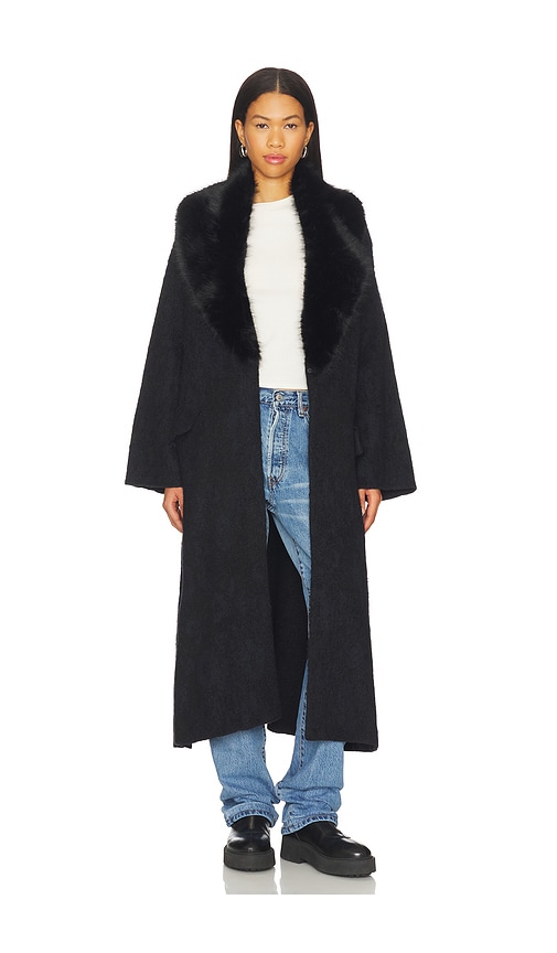 Free People Twiced Love Coatigan In Black