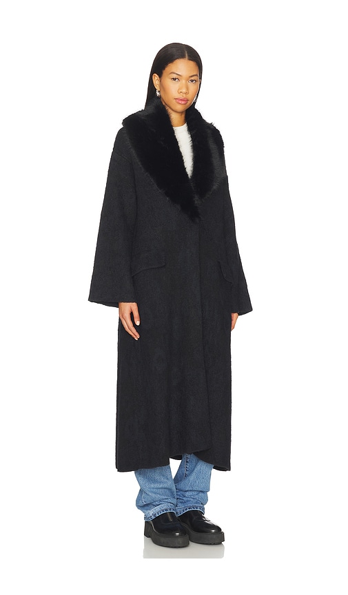 Free People Twiced Love Coatigan In Black