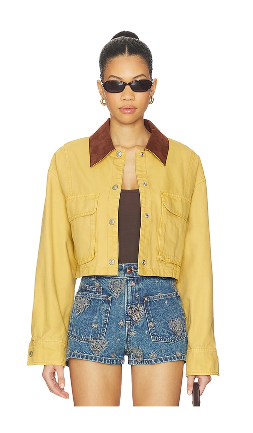 Free People x We The Free Martha Workwear Jacket en Yellow Taille S Also en XS M L XL 188 €