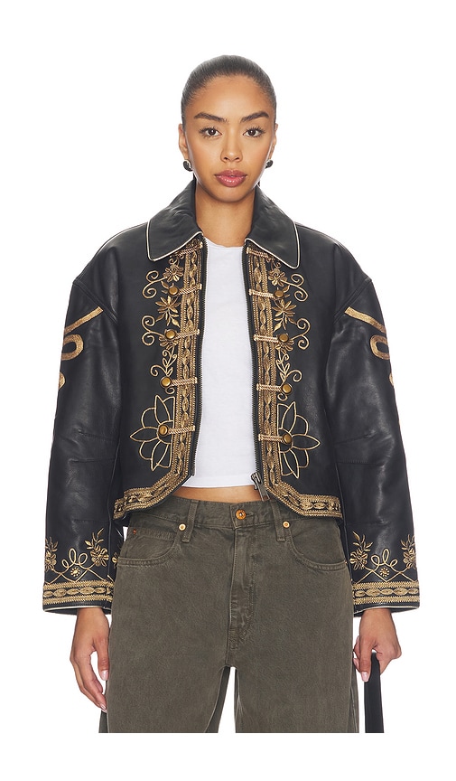 Free People BLOUSON LANA en Black Taille S Also en XS M L 857 €